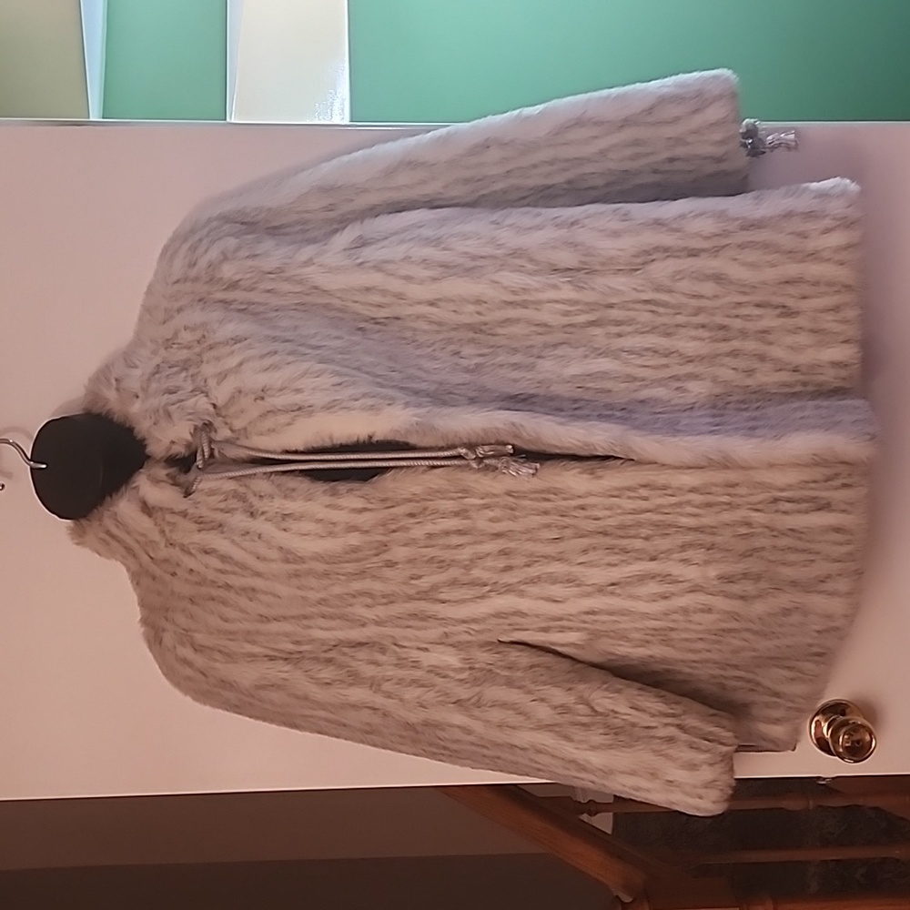 VINTAGE ASTRAKA FAUX FUR COAT